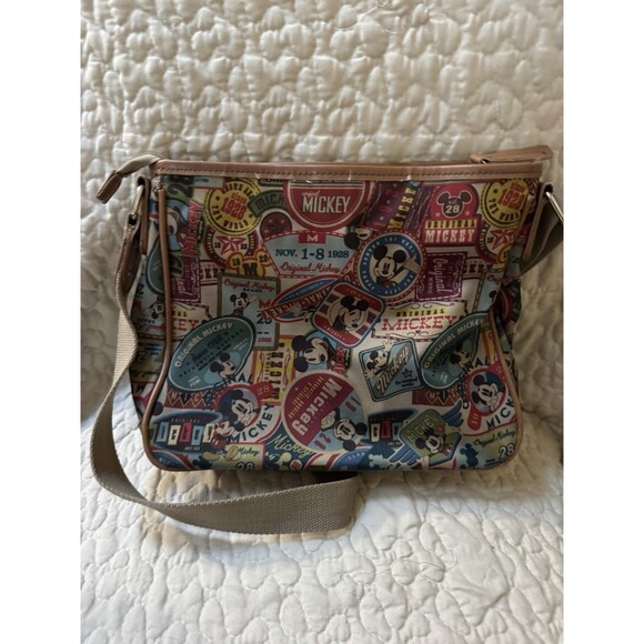 Disney Mickey Mouse Pluto Vintage Crossbody Messenger Bag